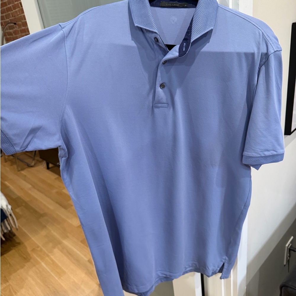 Greyson Men's Polo in Light Blue
